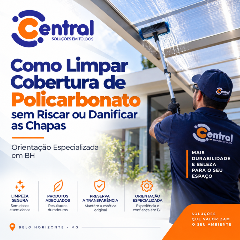 Como Limpar Cobertura de Policarbonato sem Riscar ou Danificar as Chapas: Orientação Especializada em BH